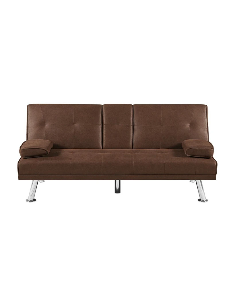 Streamdale Furniture Sofa Lie Function Sofa:Foldable Sofa Bed Sofa Bed