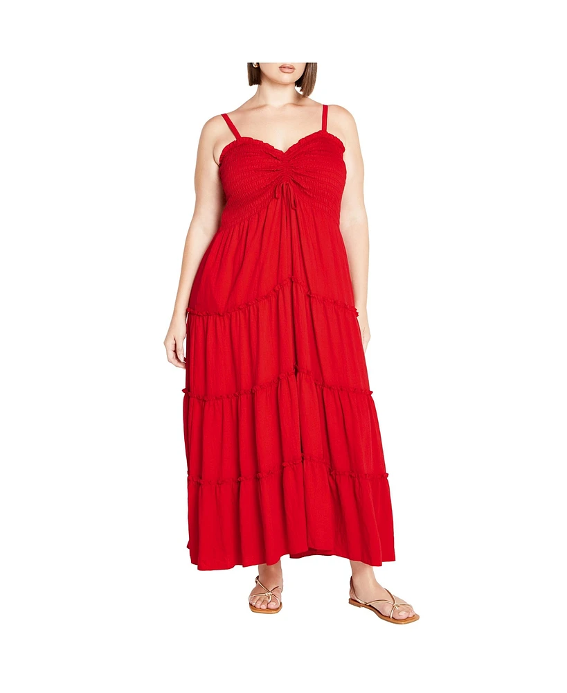 City Chic Women's Alisa Maxi Dress