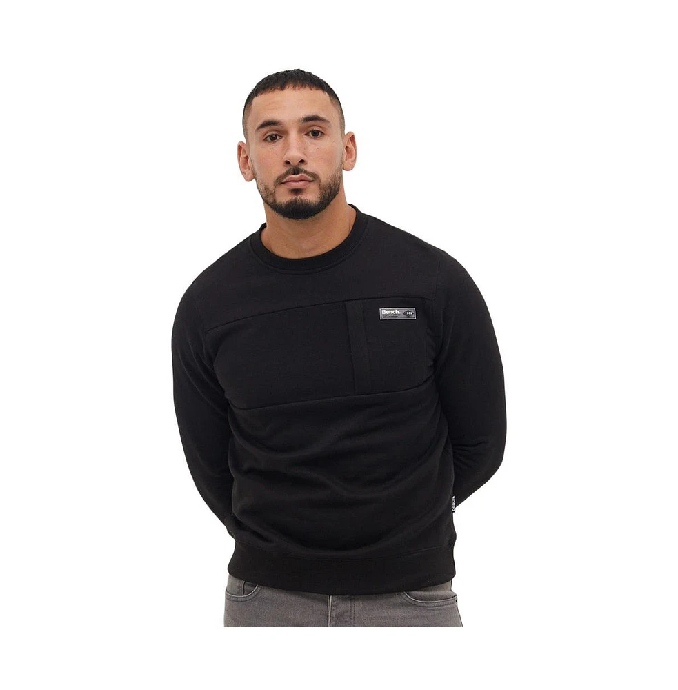 Bench Dna Men's Draper Chest Pocket Crewneck