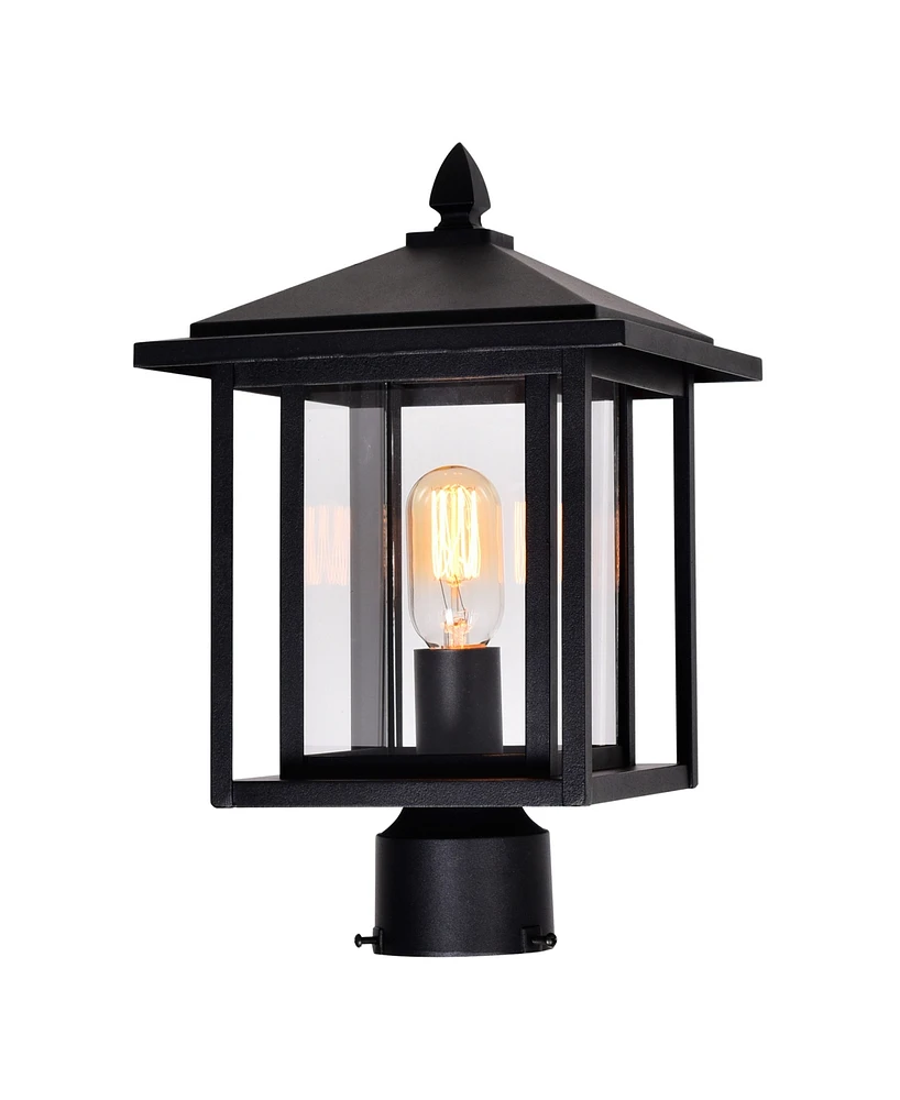 Cwi Lighting 15.3" Metal Crawford 1 Light Outdoor Lantern Head