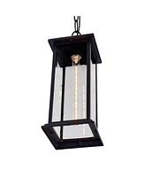 Cwi Lighting 17.4 Metal Blackbridge 1 Light Outdoor Pendant