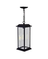 Cwi Lighting 17.4 Metal Blackbridge 1 Light Outdoor Pendant