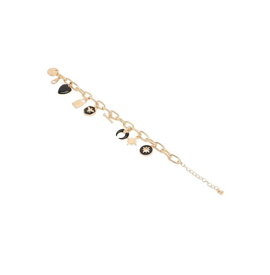 Sohi Women's Celestrial Charm Bracelet