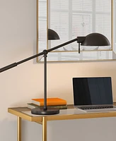 Hudson & Canal Dexter 23.25" Tall Boom Arm Table Lamp with Metal Shade