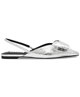 Steve Madden Women's Bimbi Pointed Toe Bow Slingback Flats