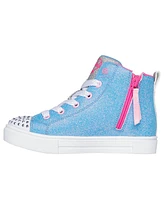 Skechers Little Girl's Twinkle Toes: Hearts - Heart Pop Light Up Casual Sneakers from Finish Line