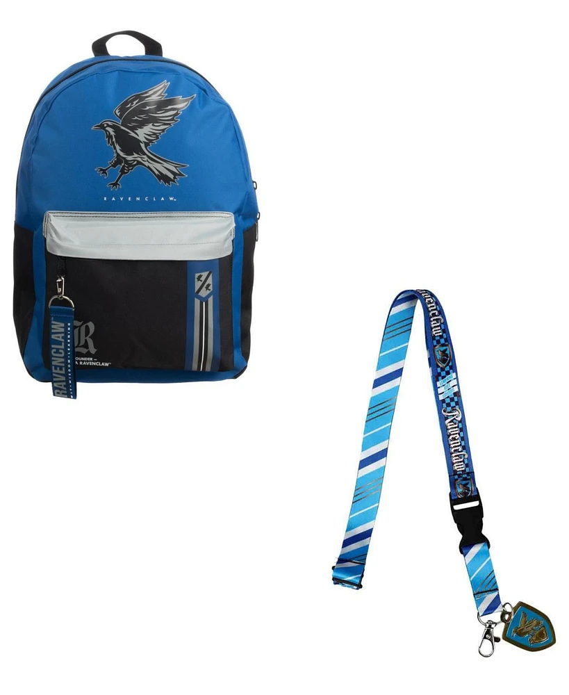 Harry Potter Ravenclaw 16" Laptop Backpack & Lanyard Combo Set