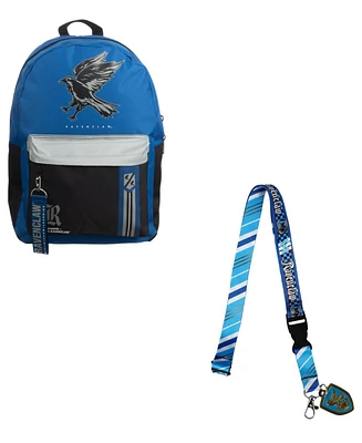 Harry Potter Ravenclaw 16" Laptop Backpack & Lanyard Combo Set