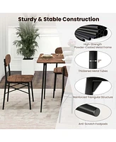 5-Piece Dining Table Set for 4 Modern Kitchen Dining Room Furniture Set