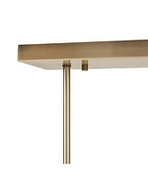 Helena 6-Light Frosted Glass Globe Linear Chandelier