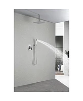 Simplie Fun 12" Rain Shower Head Systems Wall Mounted Shower 0002