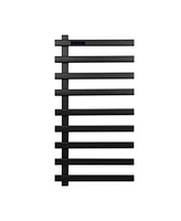 Mega Casa Electric Heated Towel Rack Wall Mounted Drying Rack, Stainless Steel Towel Warmer 9 Bars