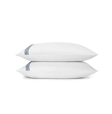 Standard Textile Home Embroidered Sateen Pillowcase Set, King