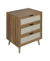 Streamdale Furniture 3 Drawer Cabinet, Suitable For Bedroom, Living Room, Study