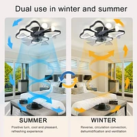 Modern Butterfly Design Ceiling Fan with Remote Control