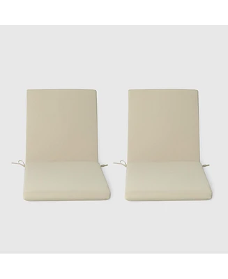 WestinTrends Outdoor Chaise Lounge Chair Cushions Set of 2, 78" x 23"