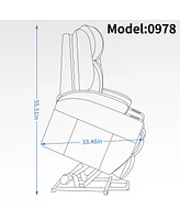 Streamdale Furniture 350lb Okin Motor Power Lift Recliner with Massage & Heating