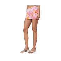 Edikted Women's Stassi Printed Mini Skirt