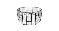 Slickblue 24" 32" 40" 8 Panel Heavy Duty Pet Playpen Dog Exercise Pen Cat Fence