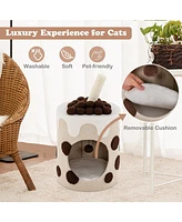 Slickblue Bubble Tea Cat Tree Tower with Scratching Post