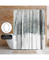 Americanflat 71x74 Abstract Shower Curtain