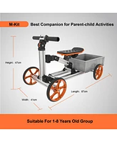 Streamdale Furniture Kidrock Buildable Kit 20 In 1 Kids Balance Bike No Pedal Toy For 1 To 6 Years Construction