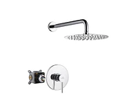 Casainc Round Single Functions Wall Mount Shower Faucet