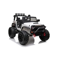 Streamdale Furniture 24V Jeep Double Drive Children Ride- On Car With 200Wx2 12V9Ahx2Battery, Parent Remote Control