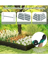Large Outdoor Metal Planter Box for Vegetable Fruit Herb Flower