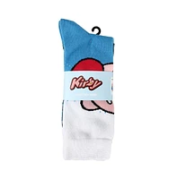 Kirby Men's Casual Crew Socks Set for Men 5-Pair Pack