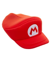 Super Mario Men's Bros Embroidered Mario M Patch Red Beret Cap