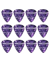 5 Core Celluloid Guitar Picks 12Pack Extra Heavy Gauge Plectrums for Acoustic Electric Bass Guitars - G Pick Exh Pr 12PK