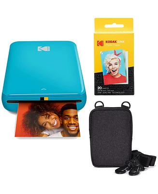 Kodak Step Instant Photo Printer 2x3" Go Bundle with Zero Ink Technology & More