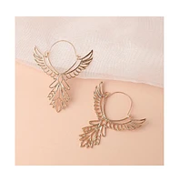 Sohi Women's Wing Hoop Earrings