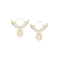 Sohi Women's Wing Hoop Earrings