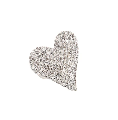 Sohi Women's Heart Cocktail Ring