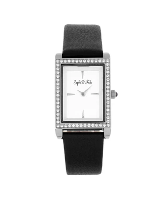 Sophie and Freda & Women Wilmington Stainless Steel Strap Watch w/Swarovski Crystals - Rose Gold