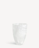 Kosta Boda 5.9" Contrast White Vase