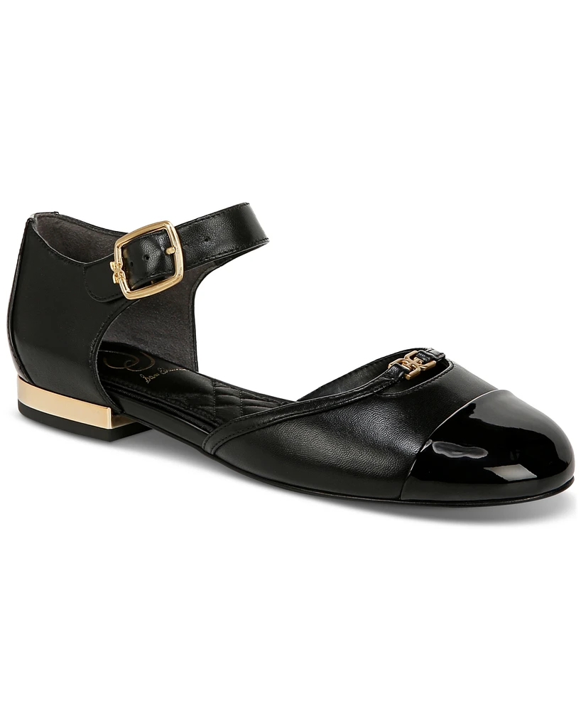 Sam Edelman Women's Rylie Cap-Toe Two-Piece Flats