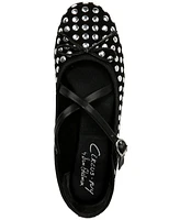 Circus Ny by Sam Edelman Women's Zuri Metal Crossband Ballet Flats