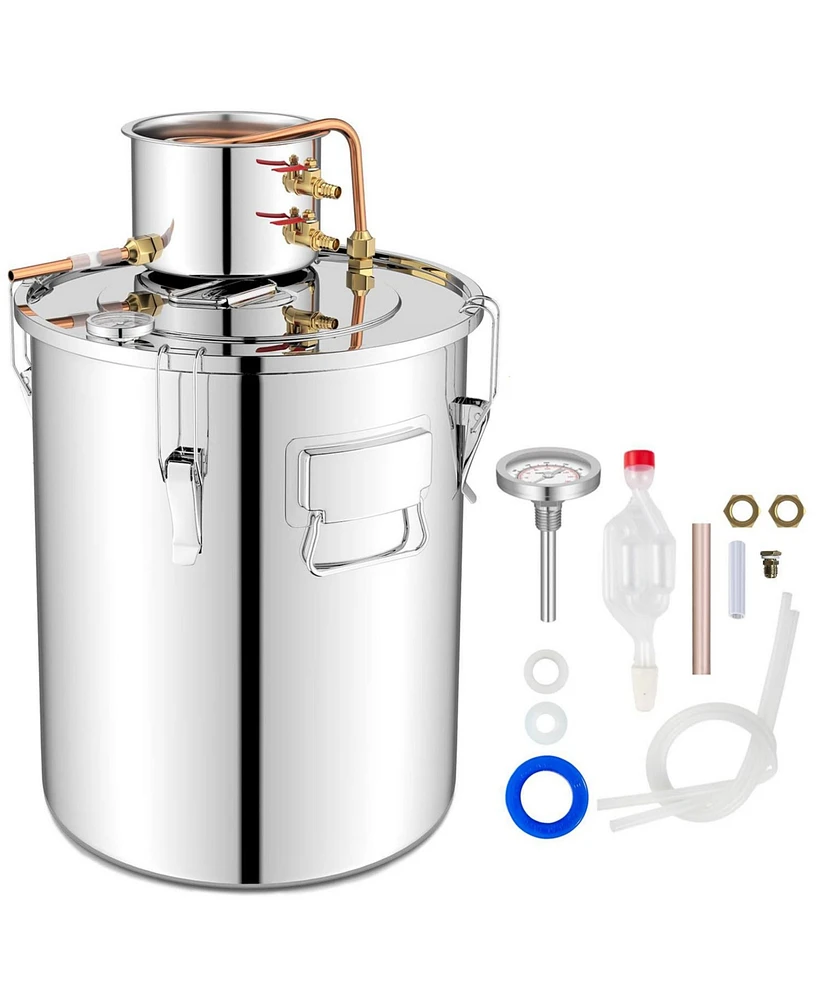Inolait 5 Gal 40 L Water Juicer Maker with 2 Stainless Steel Pots