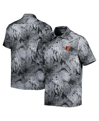 Tommy Bahama Men's Baltimore Orioles Bahama Coast Luminescent Fronds IslandZone Button-Up Camp Shirt