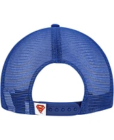 New Era Men's Blue Superman 9FIFTY Snapback Trucker Hat