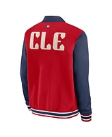 Nike Men's Cleveland Guardians 2024 City Connect Authentic Collection Game Time Full-Zip Bomber Jacket