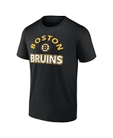 Fanatics Men's Boston Bruins Humble Combo Pack T-Shirt Shorts