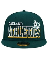 New Era Men's Green Oakland Athletics Game Day Bold 9FIFTY Snapback Hat