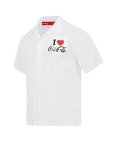 Freeze Max Men's Coca-Cola Ice Cold Coke Button-Up Shirt