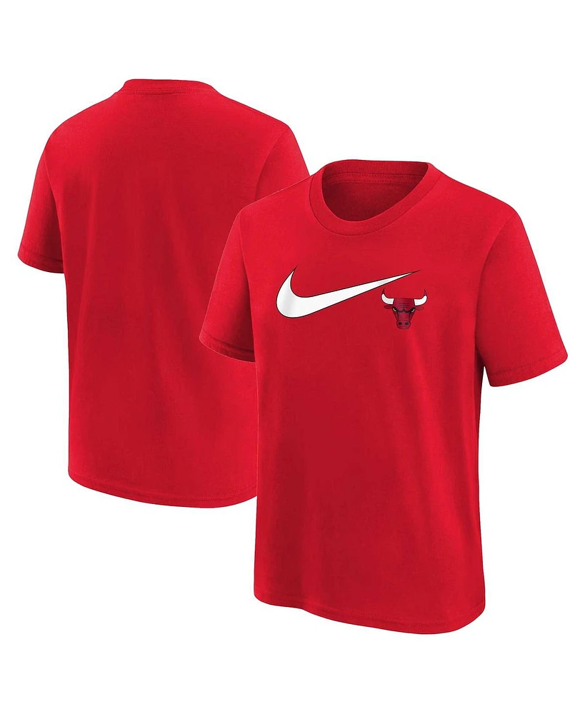 Nike Big Boys and Girls Chicago Bulls Swoosh T-Shirt