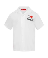 Freeze Max Men's Coca-Cola Ice Cold Coke Button-Up Shirt