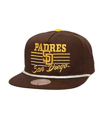 Mitchell Ness Men's San Diego Padres Radiant Lines Deadstock Snapback Hat